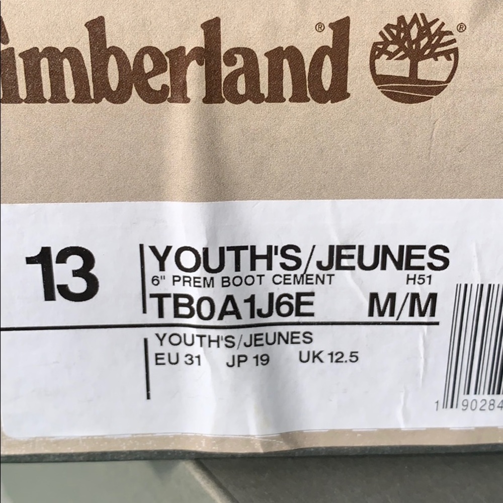 Timberland youth 6in premium boot Cement. - Picture 5 of 5